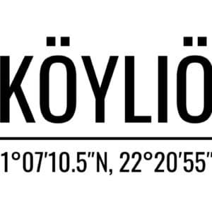 Köyliö huppari isolla logolla